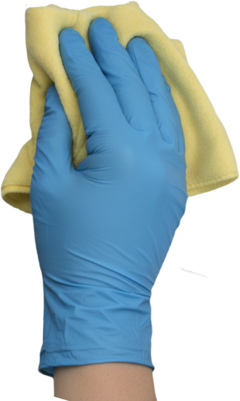 Cleaning hand wiping water