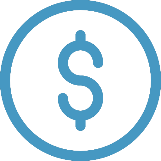 Dollar sign icon representing competitive pricing