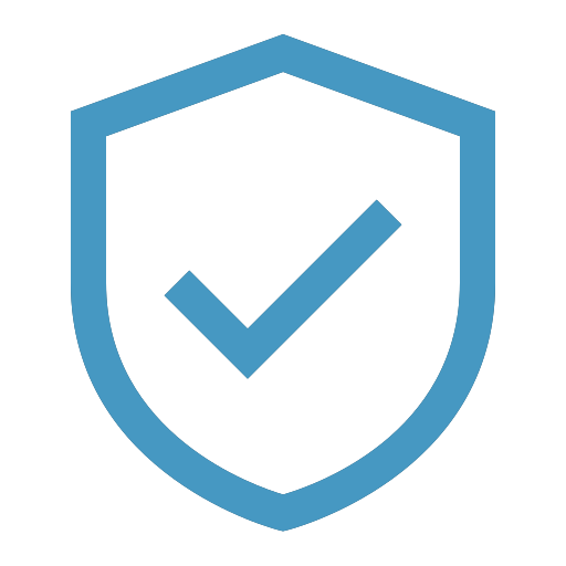 Shield icon representing trustworthy service